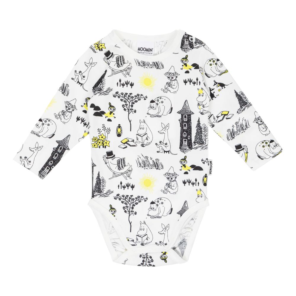Moomin Laziness Body B&W - The Official Moomin Shop