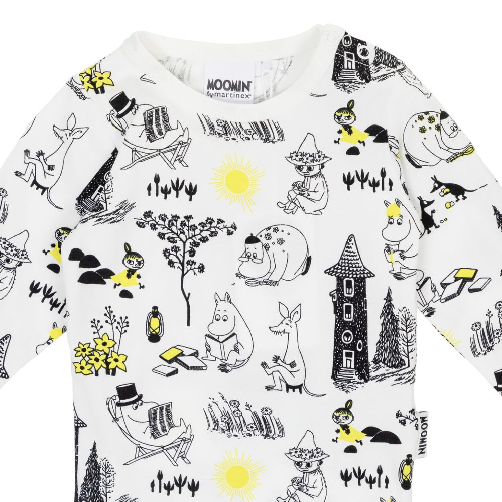 Moomin Laziness Body B&W - The Official Moomin Shop