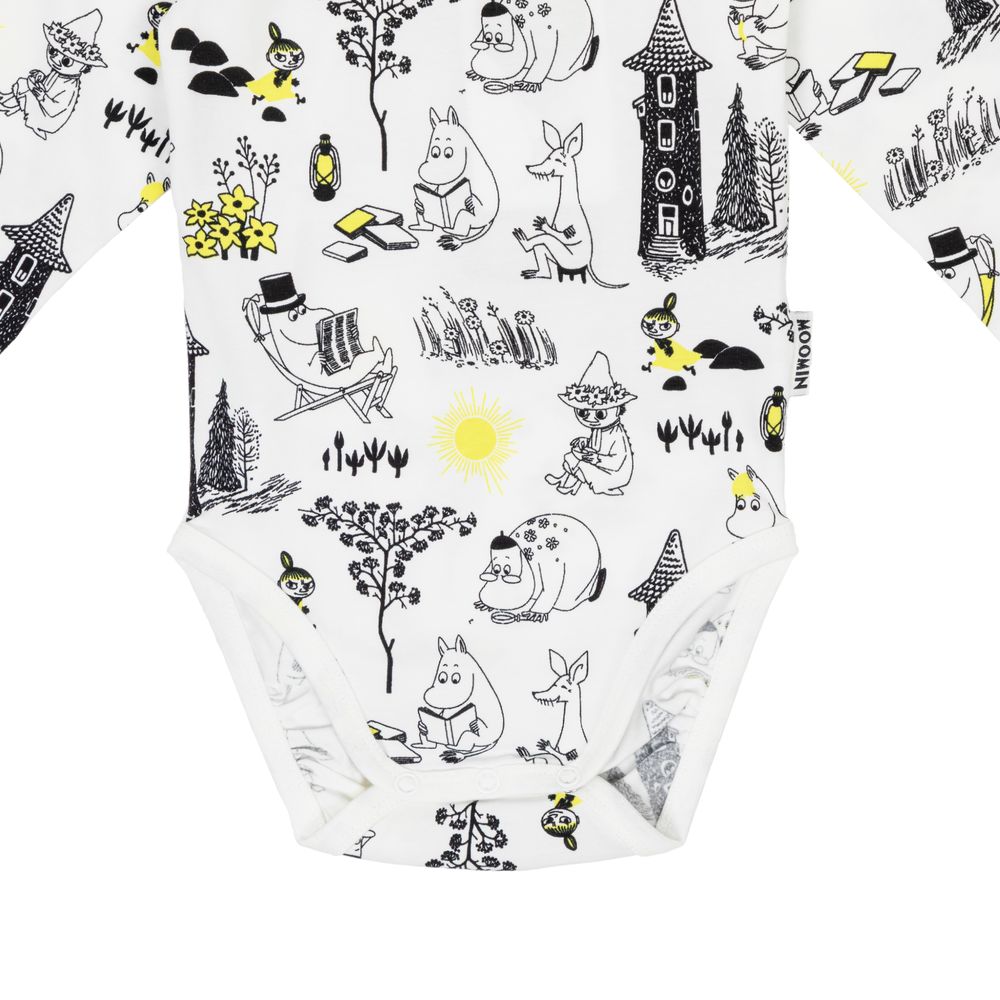 Moomin Laziness Body B&W - The Official Moomin Shop