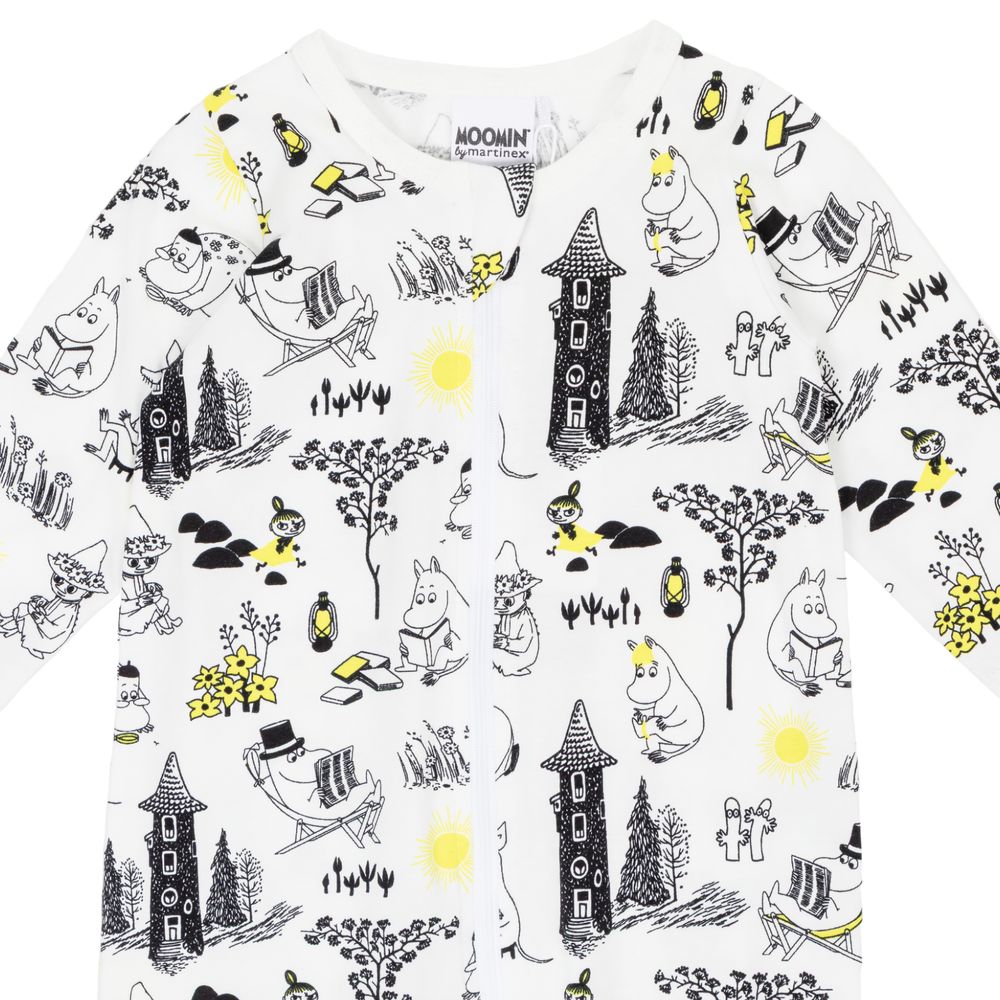 Moomin Laziness Pyjamas B&W - The Official Moomin Shop