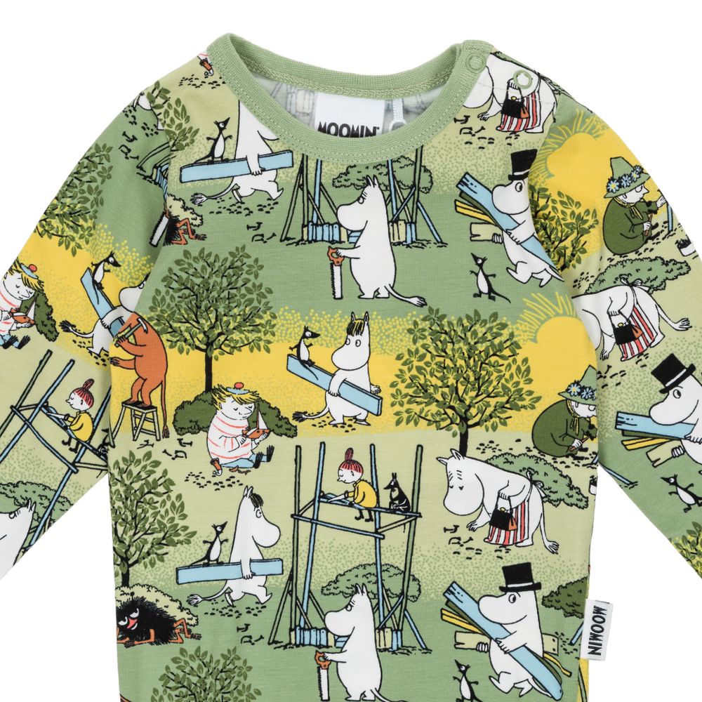 Moomin Busy Bees Body Green - The Official Moomin Shop