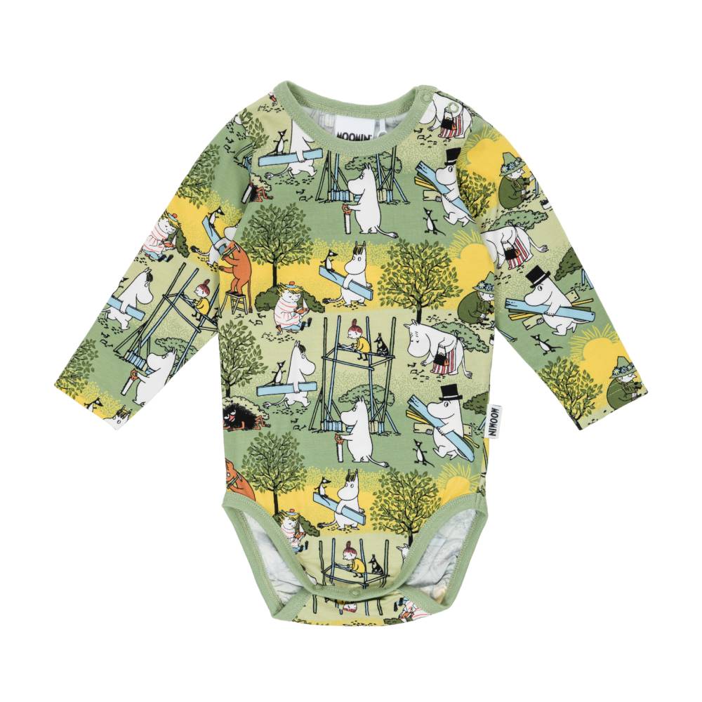 Moomin Busy Bees Body Green - The Official Moomin Shop
