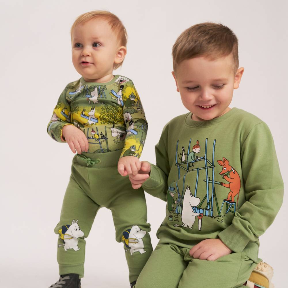 Moomin Busy Bees Body Green - The Official Moomin Shop