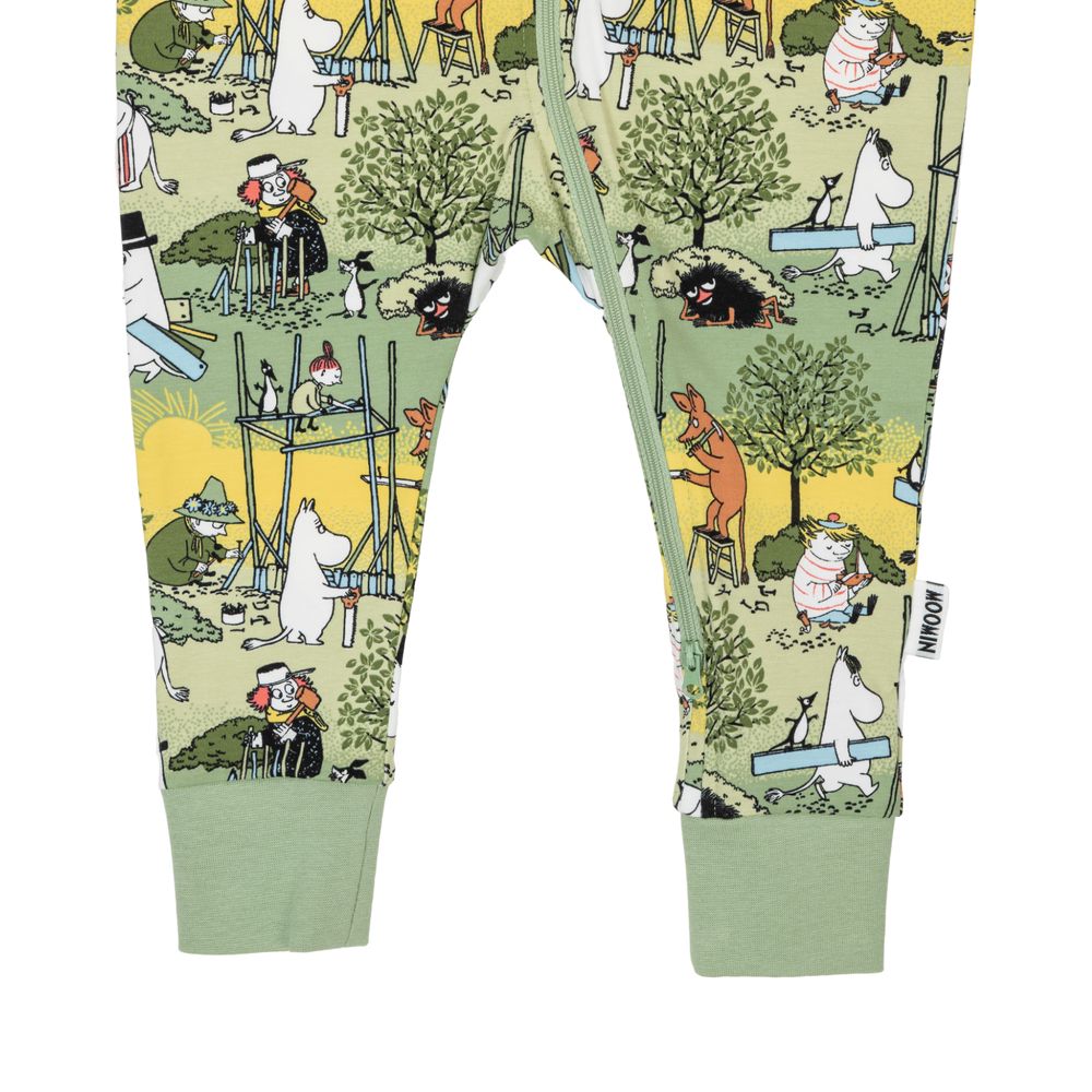 Moomin Busy Bees Pyjamas Green - The Official Moomin Shop