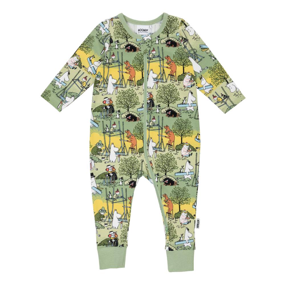Moomin Busy Bees Pyjamas Green - The Official Moomin Shop