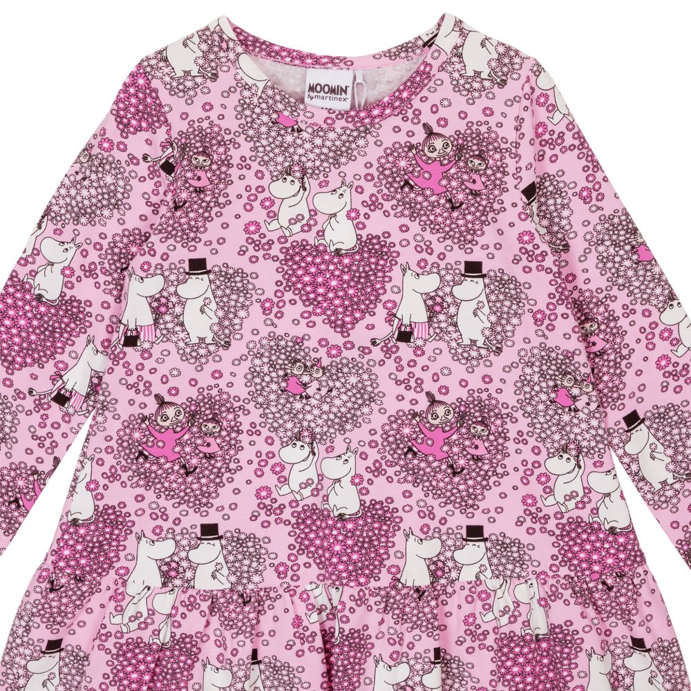 Moomin Friends Dress Pink - The Official Moomin Shop