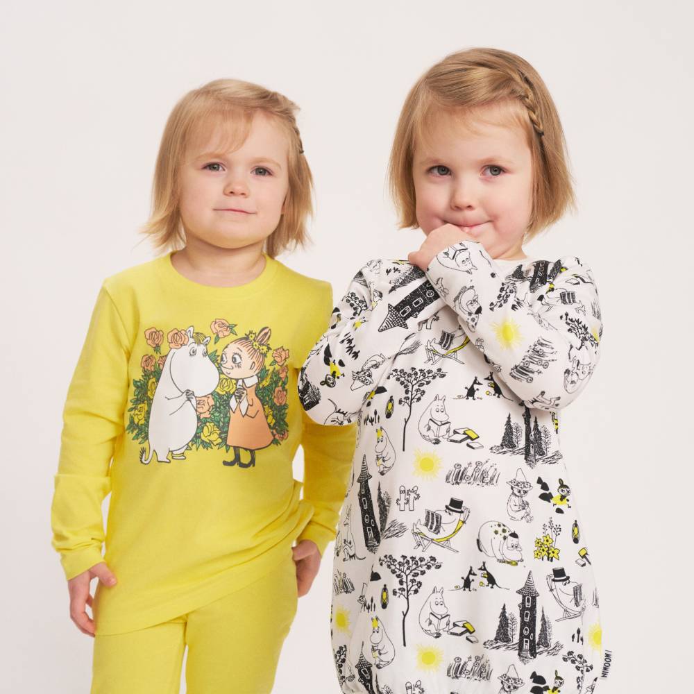 Moomin Rose Valley Shirt Yellow - The Official Moomin Shop