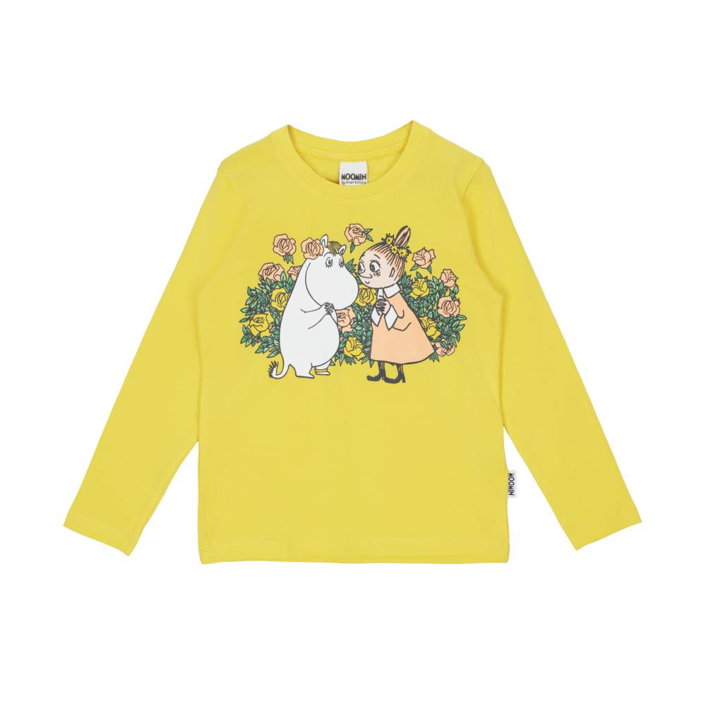 Moomin Rose Valley Shirt Yellow - The Official Moomin Shop