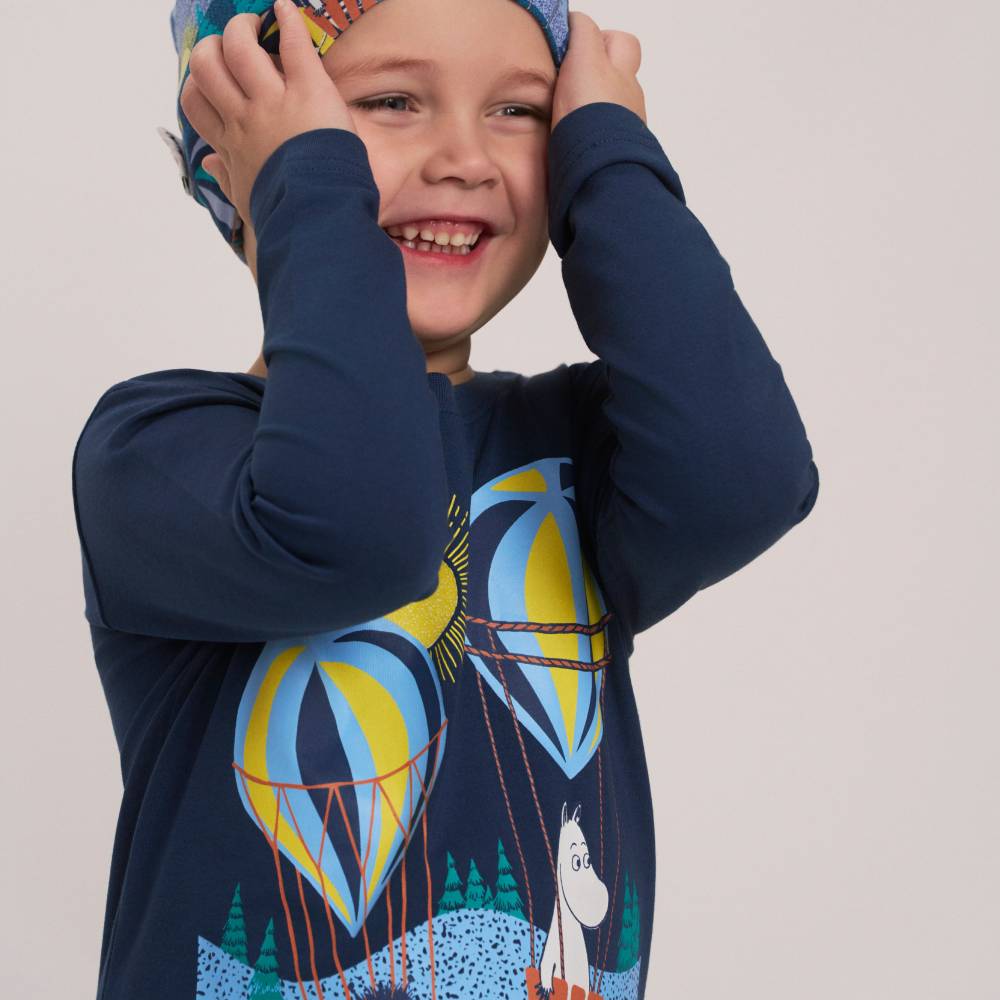 Moomin Early Flight Shirt Darkblue - The Official Moomin Shop