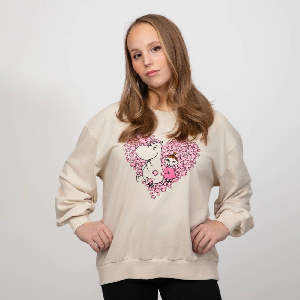 Moomin Friends Sweatshirt Putty - The Official Moomin Shop