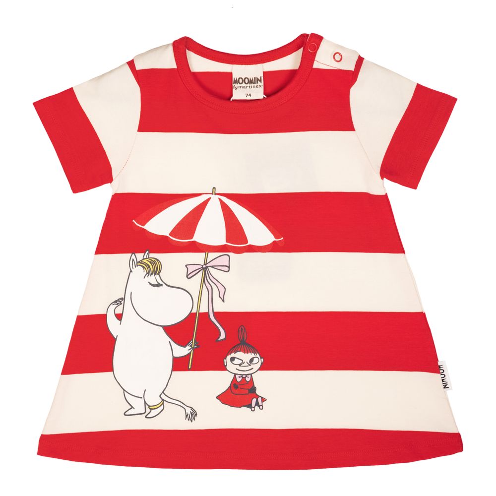 Moomin Shell Beach Dress Red - The Official Moomin Shop