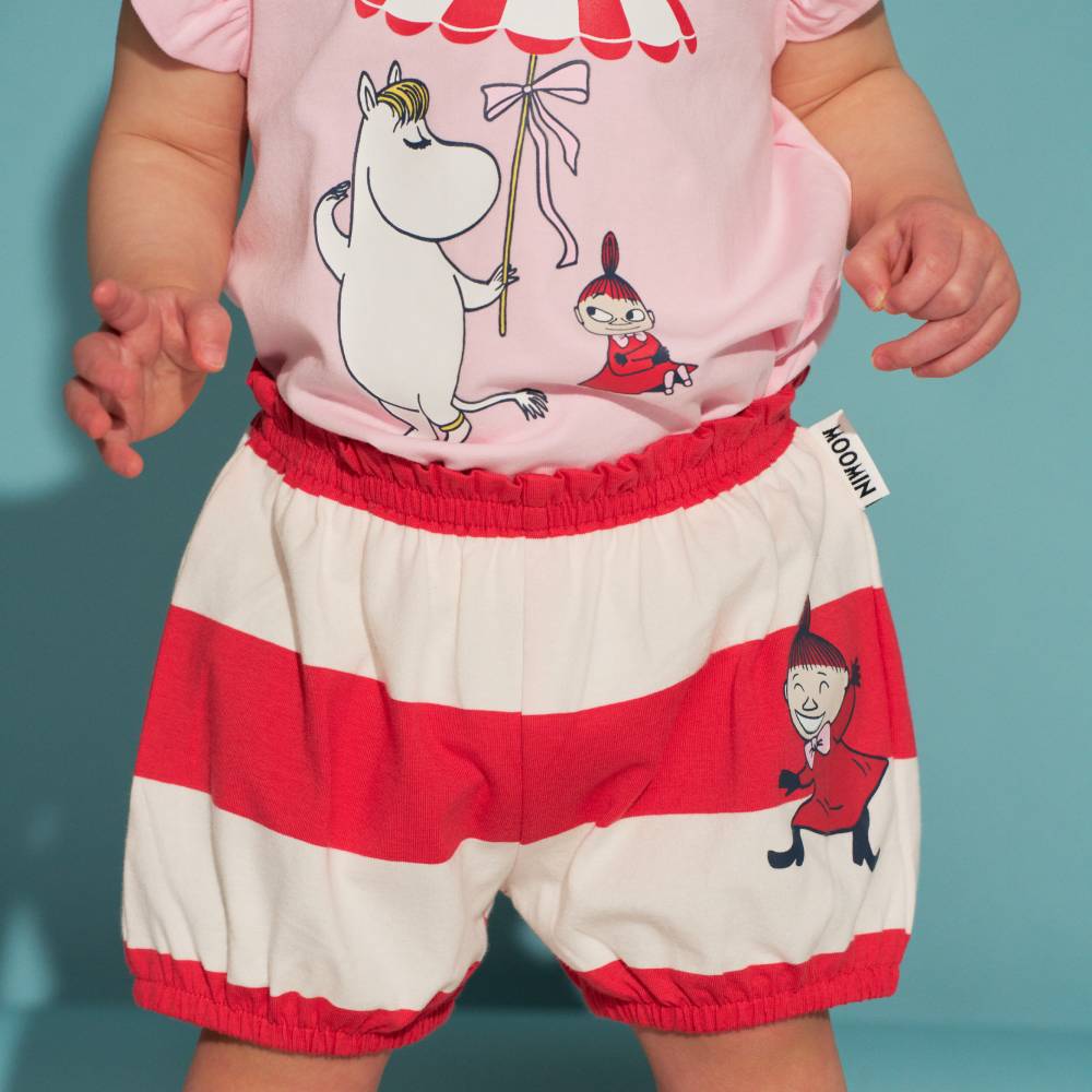 Moomin Shell Beach Shorts Set Red - The Official Moomin Shop
