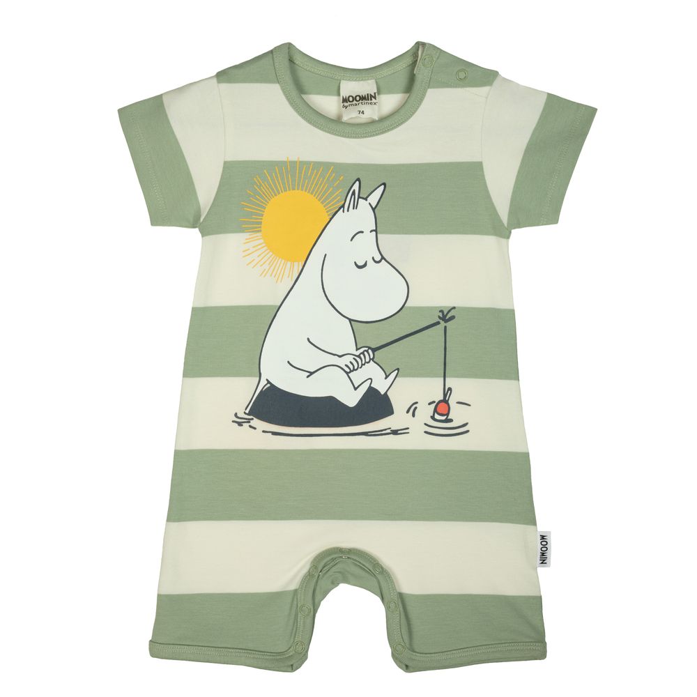 Moomin Day Off Playsuit Lightgreen - The Official Moomin Shop