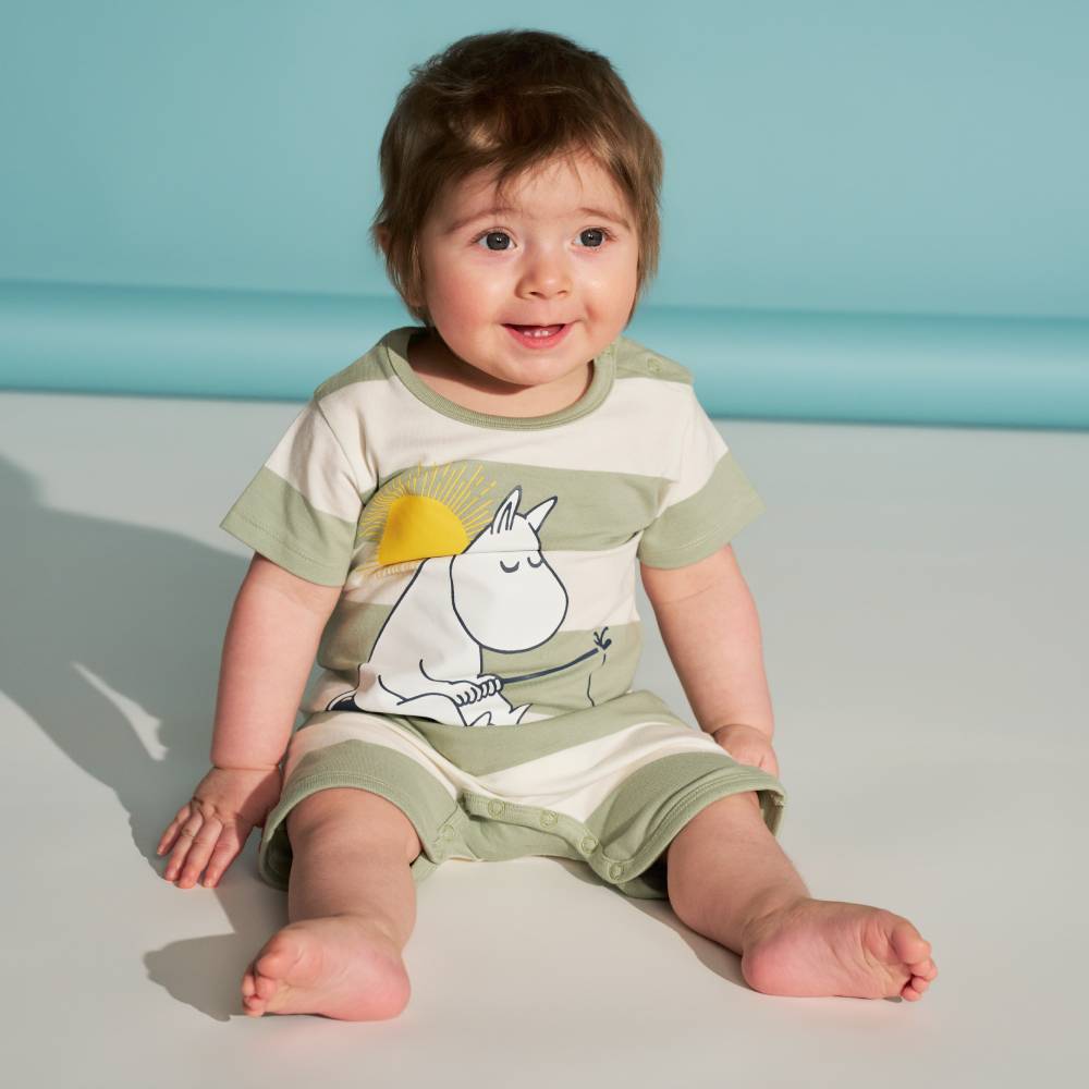 Moomin Day Off Playsuit Lightgreen - The Official Moomin Shop