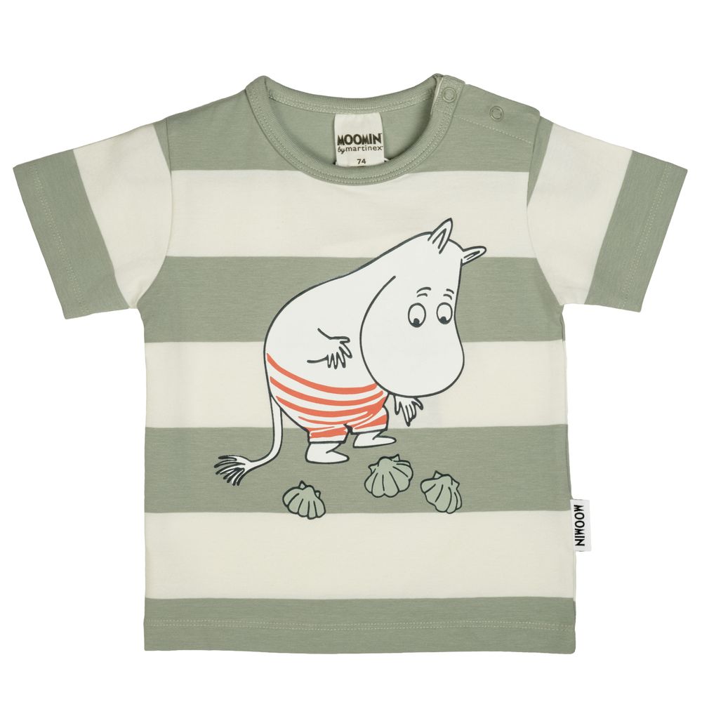 Moomin Day Off T-shirt Green - The Official Moomin Shop