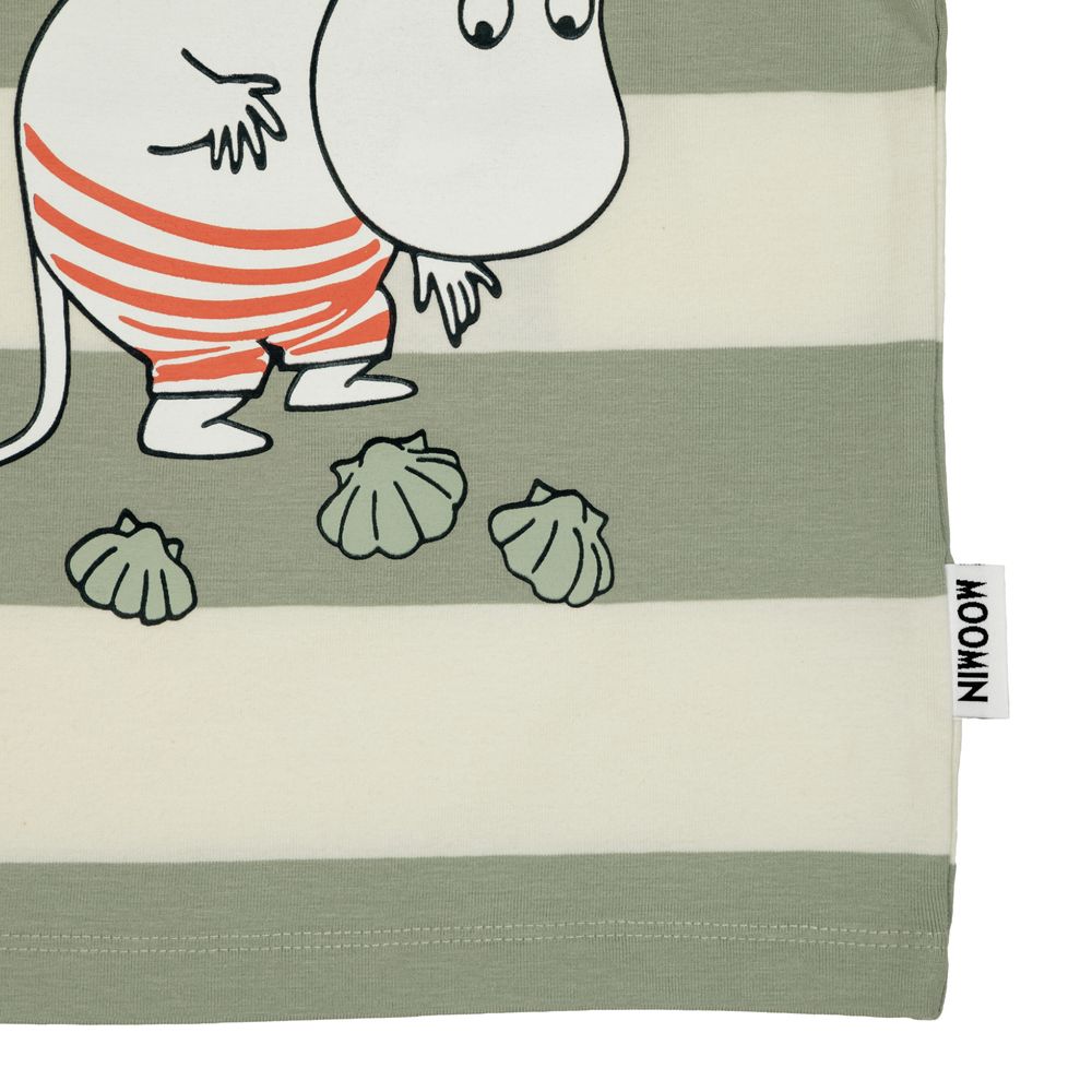 Moomin Day Off T-shirt Green - The Official Moomin Shop