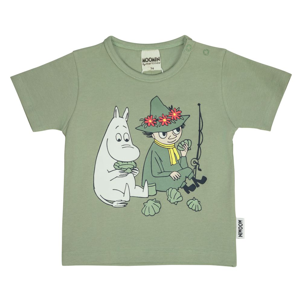 Moomin Day Off Shorts Set Lightgreen - The Official Moomin Shop