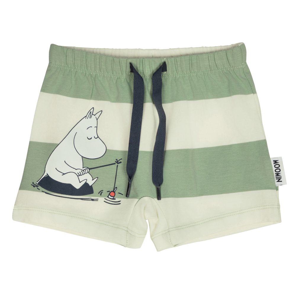 Moomin Day Off Shorts Set Lightgreen - The Official Moomin Shop