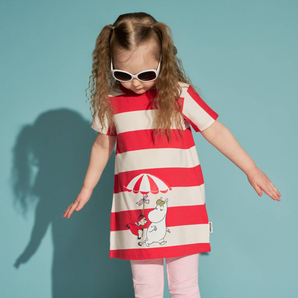 Moomin Shell Beach Tunic Red - The Official Moomin Shop