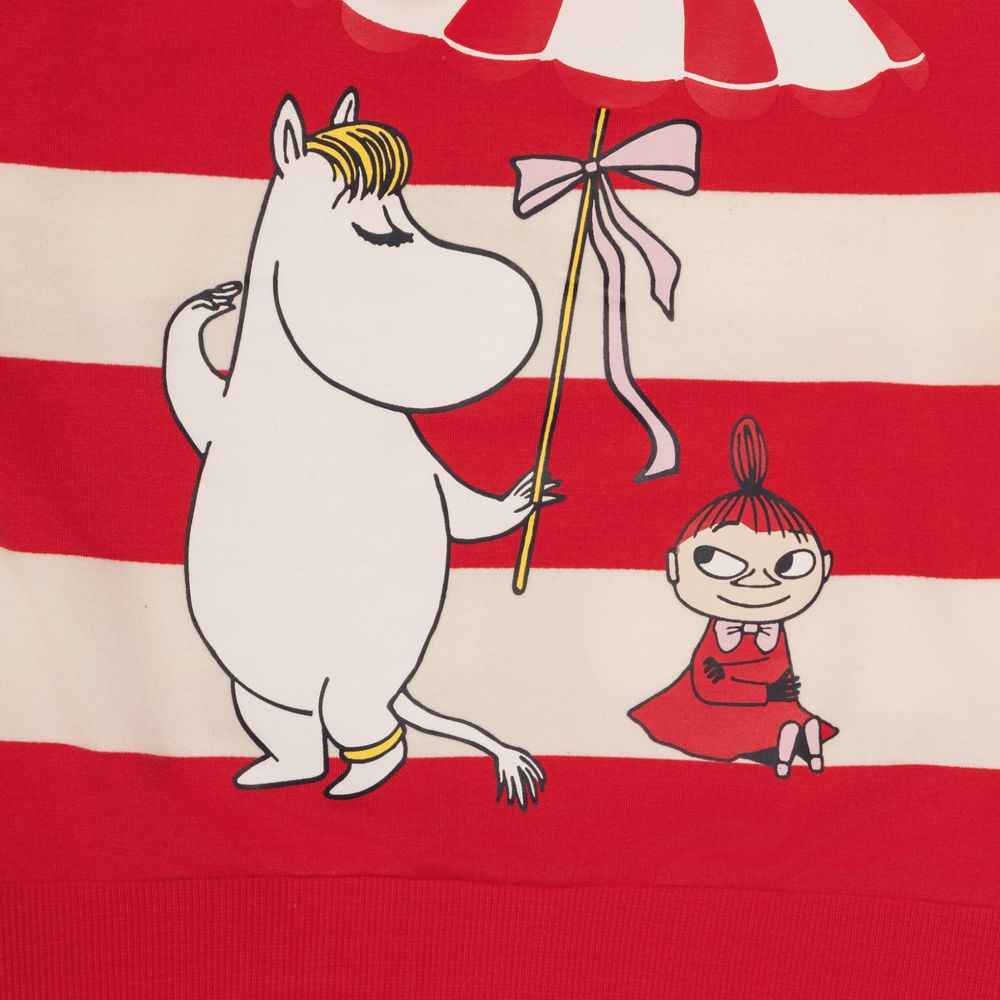 Moomin Shell Beach Hoodie Red - The Official Moomin Shop