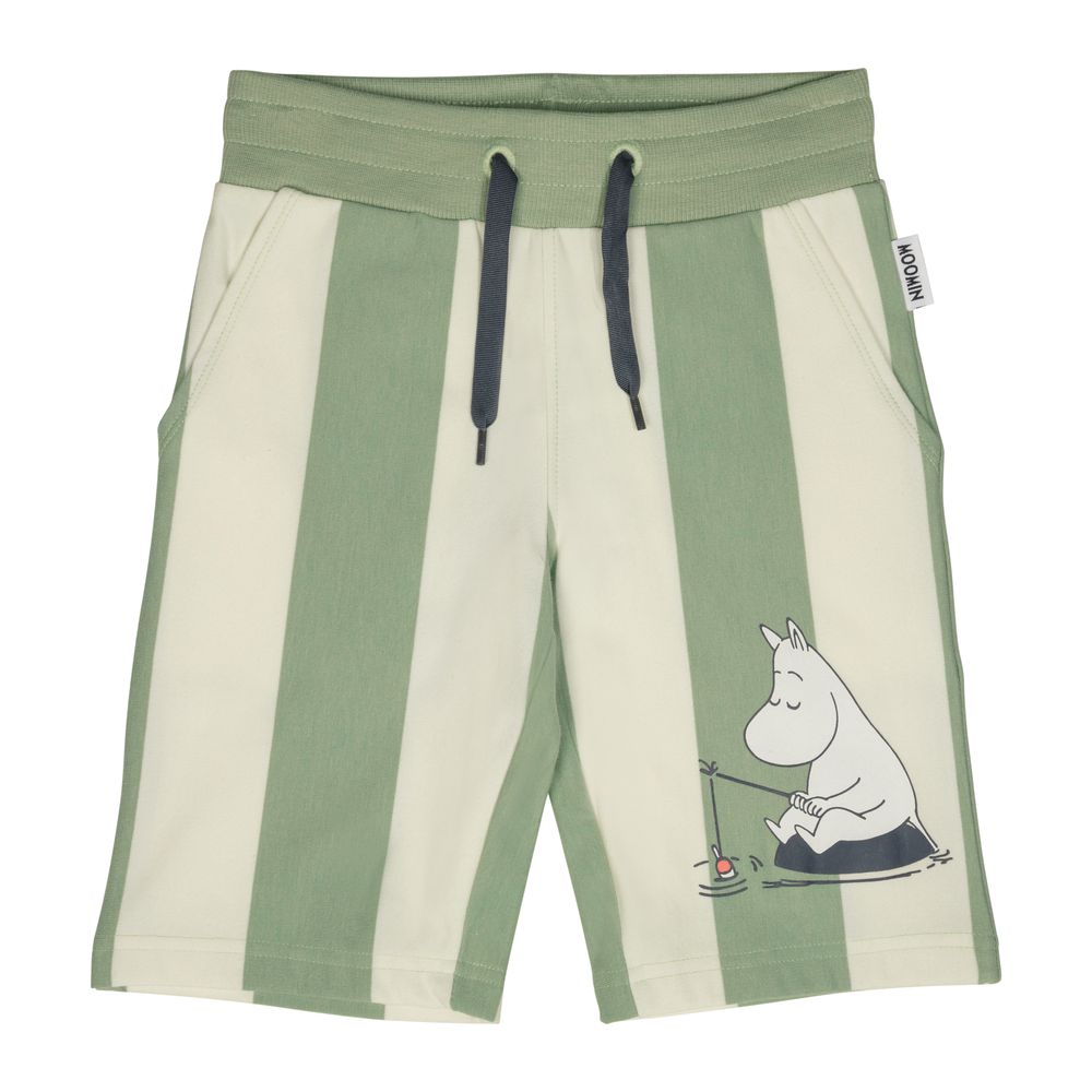 Moomin Day Off Shorts Lightgreen - The Official Moomin Shop