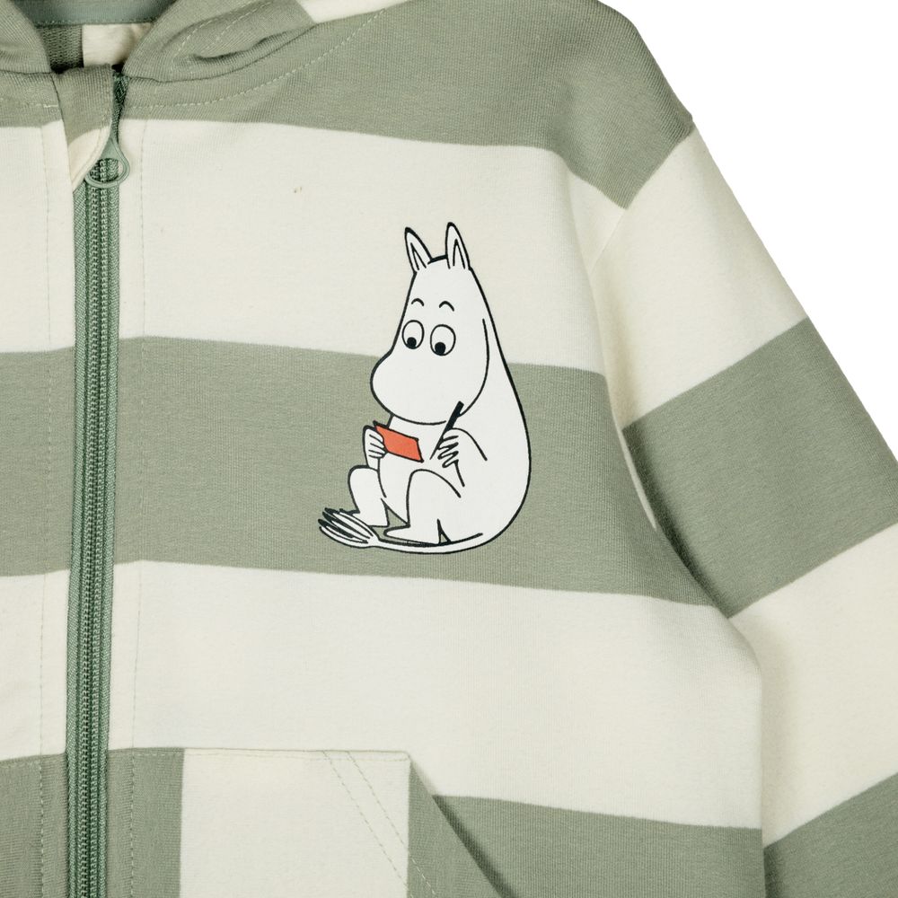 Moomin Day Off Hoodie Lightgreen - The Official Moomin Shop