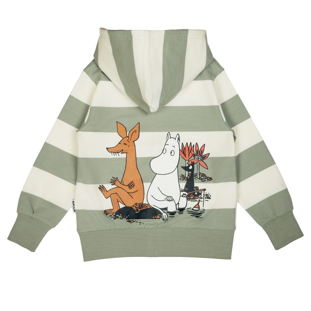 Moomin Day Off Hoodie Lightgreen - The Official Moomin Shop