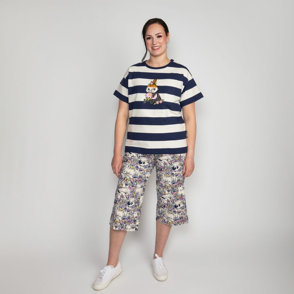 Little My Stripe T-Shirt Darkblue - The Official Moomin Shop