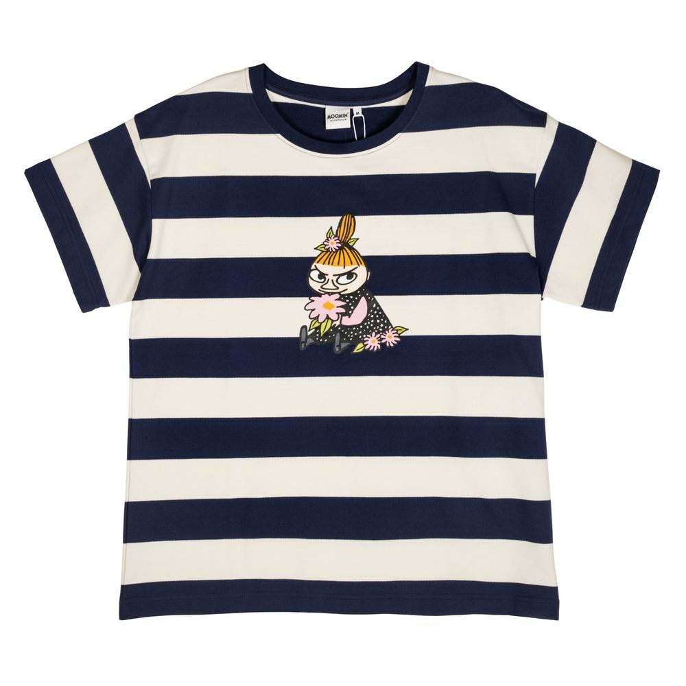 Little My Stripe T-Shirt Darkblue - The Official Moomin Shop