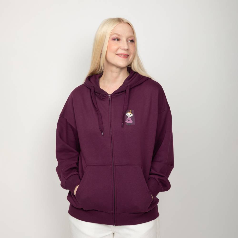 Little My Hoodie Purple - The Official Moomin Shop