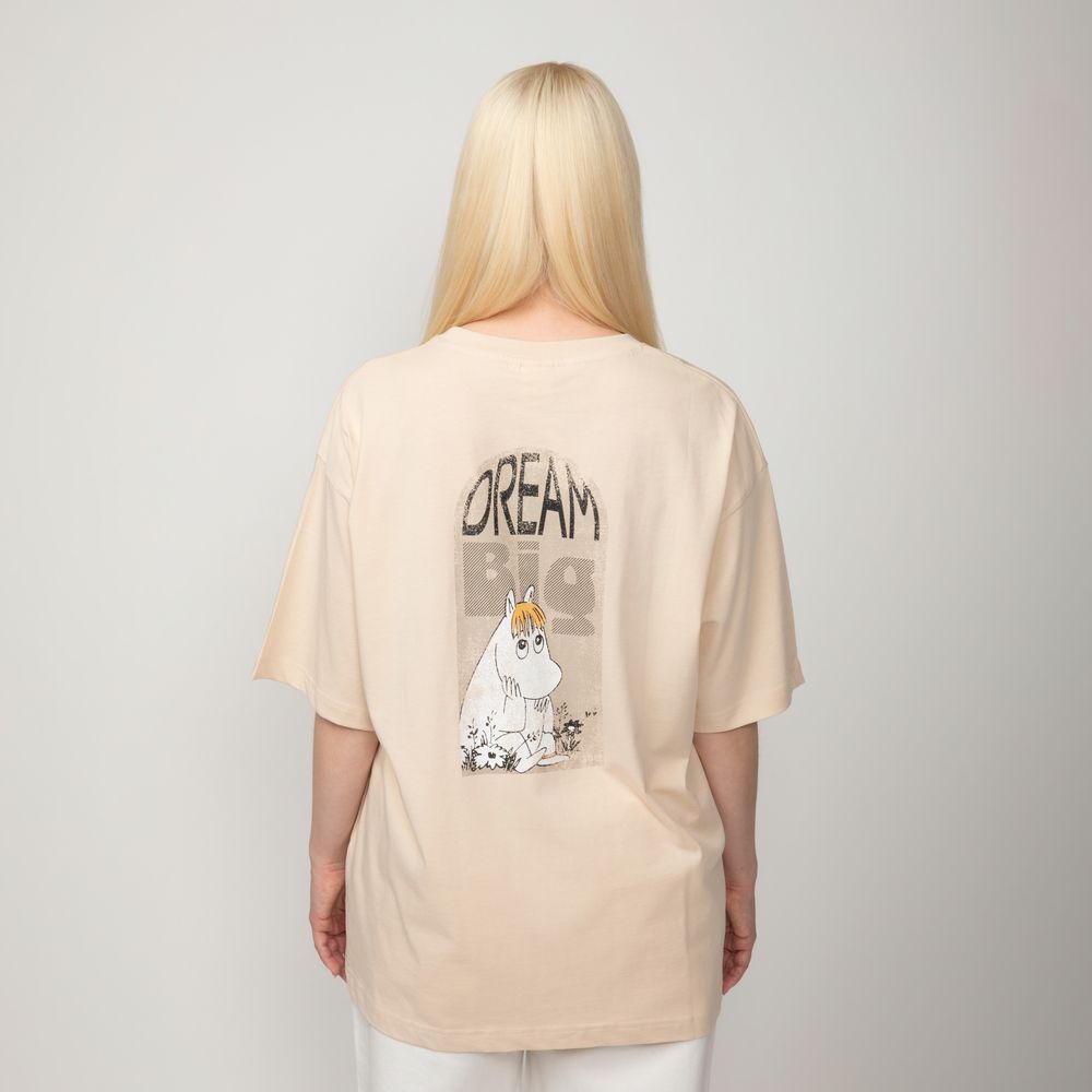 Snorkmaiden Dream Big T-shirt Beige - The Official Moomin Shop
