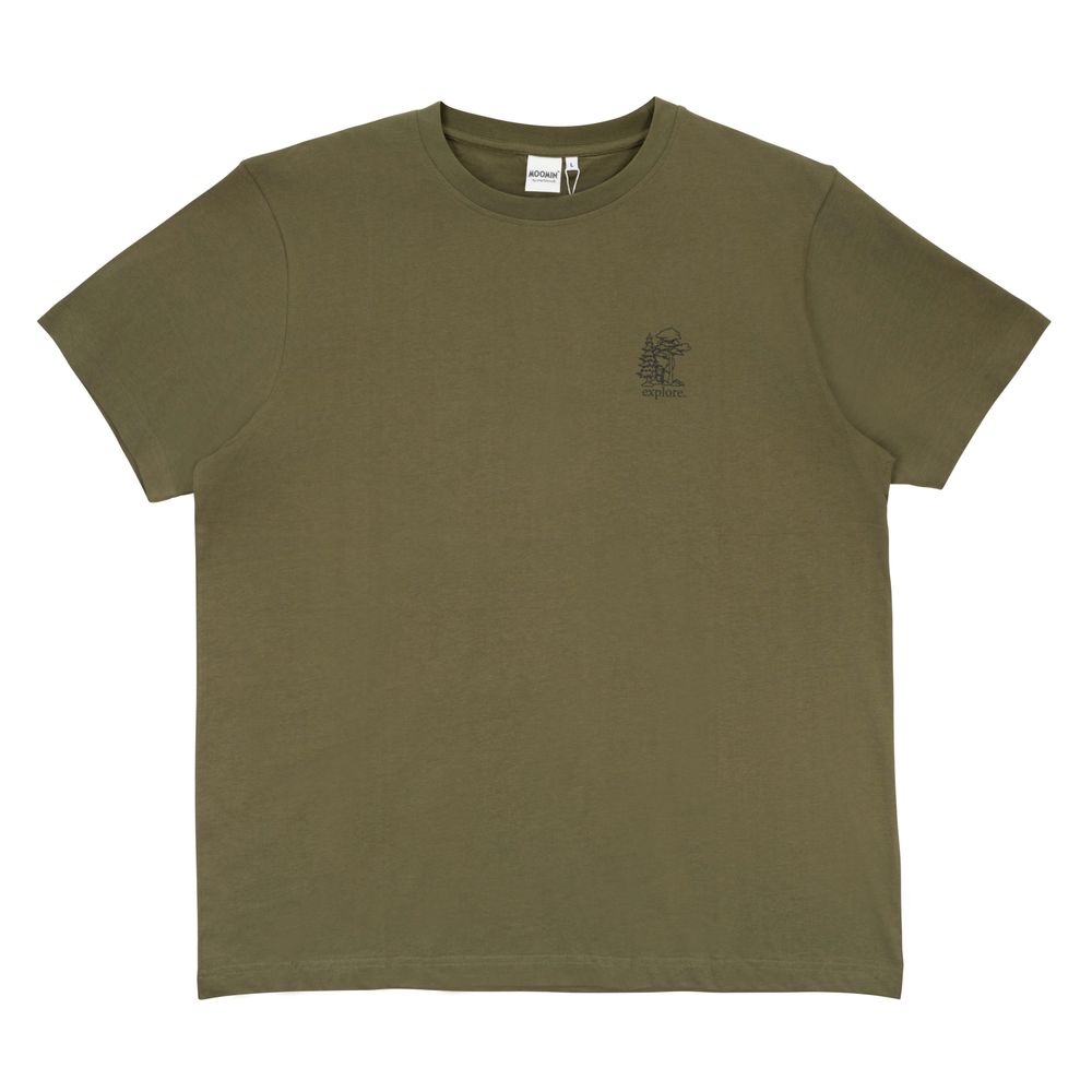 Snufkin Explore T-Shirt Green - The Official Moomin Shop