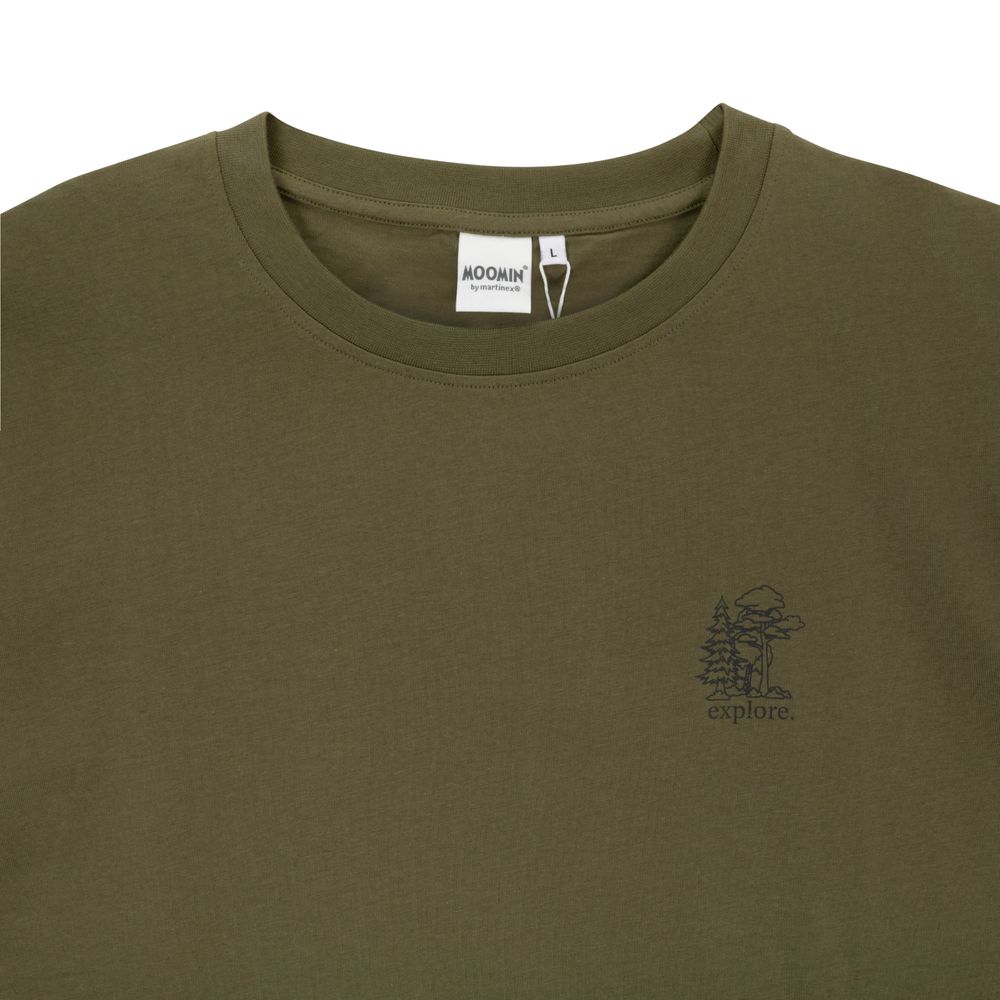 Snufkin Explore T-Shirt Green - The Official Moomin Shop