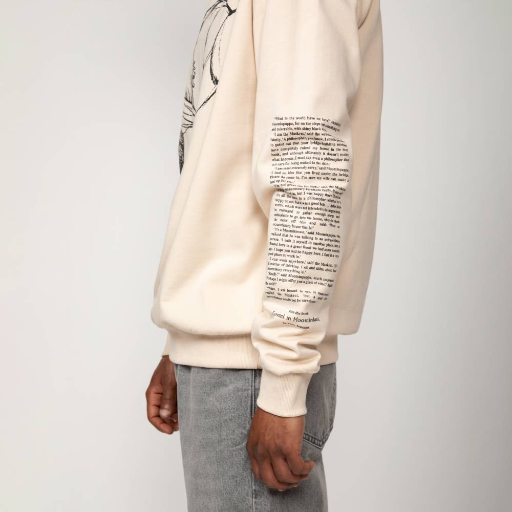 The Muskrat Sweatshirt Beige - The Official Moomin Shop