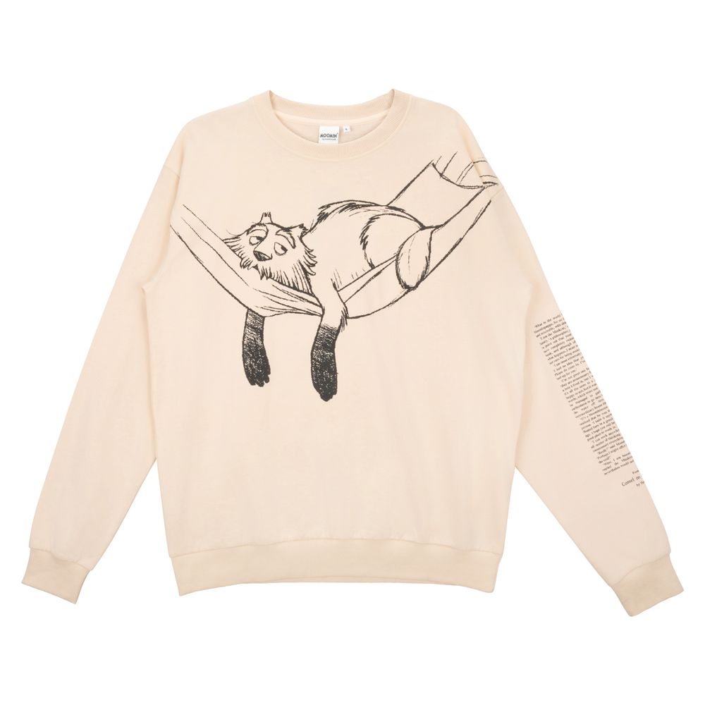The Muskrat Sweatshirt Beige - The Official Moomin Shop