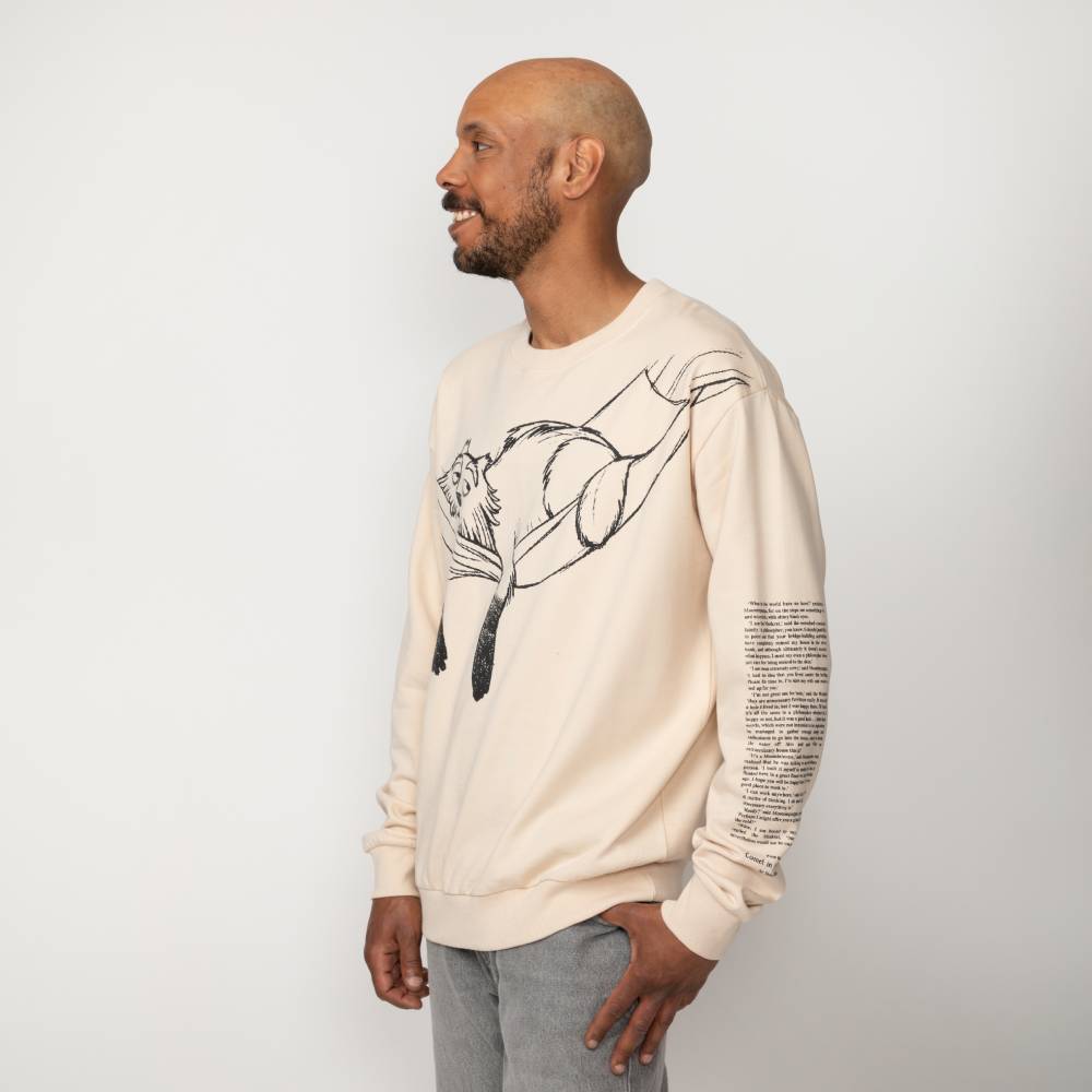 The Muskrat Sweatshirt Beige - The Official Moomin Shop