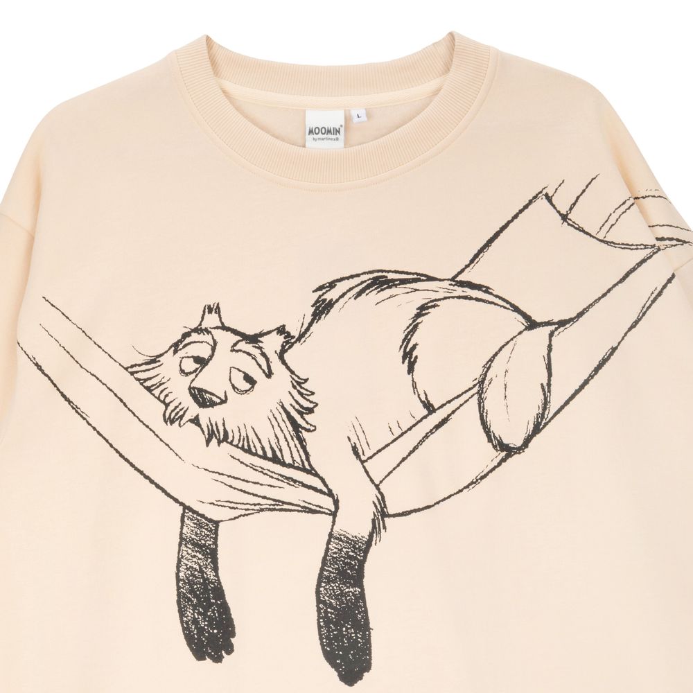The Muskrat Sweatshirt Beige - The Official Moomin Shop