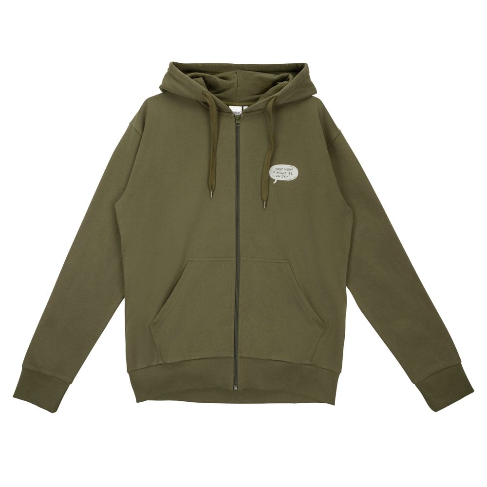 Moominpappa Whisky Hoodie Green - The Official Moomin Shop