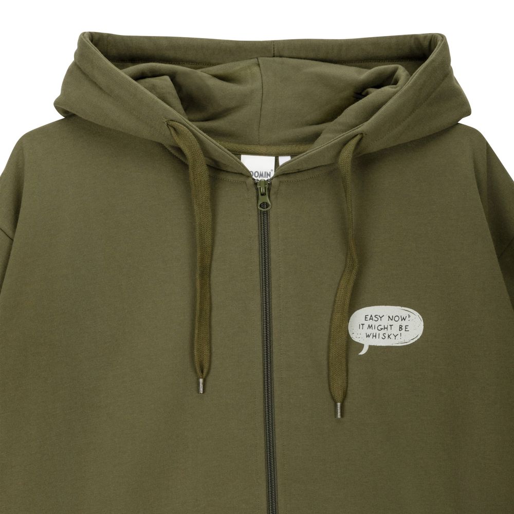 Moominpappa Whisky Hoodie Green - The Official Moomin Shop