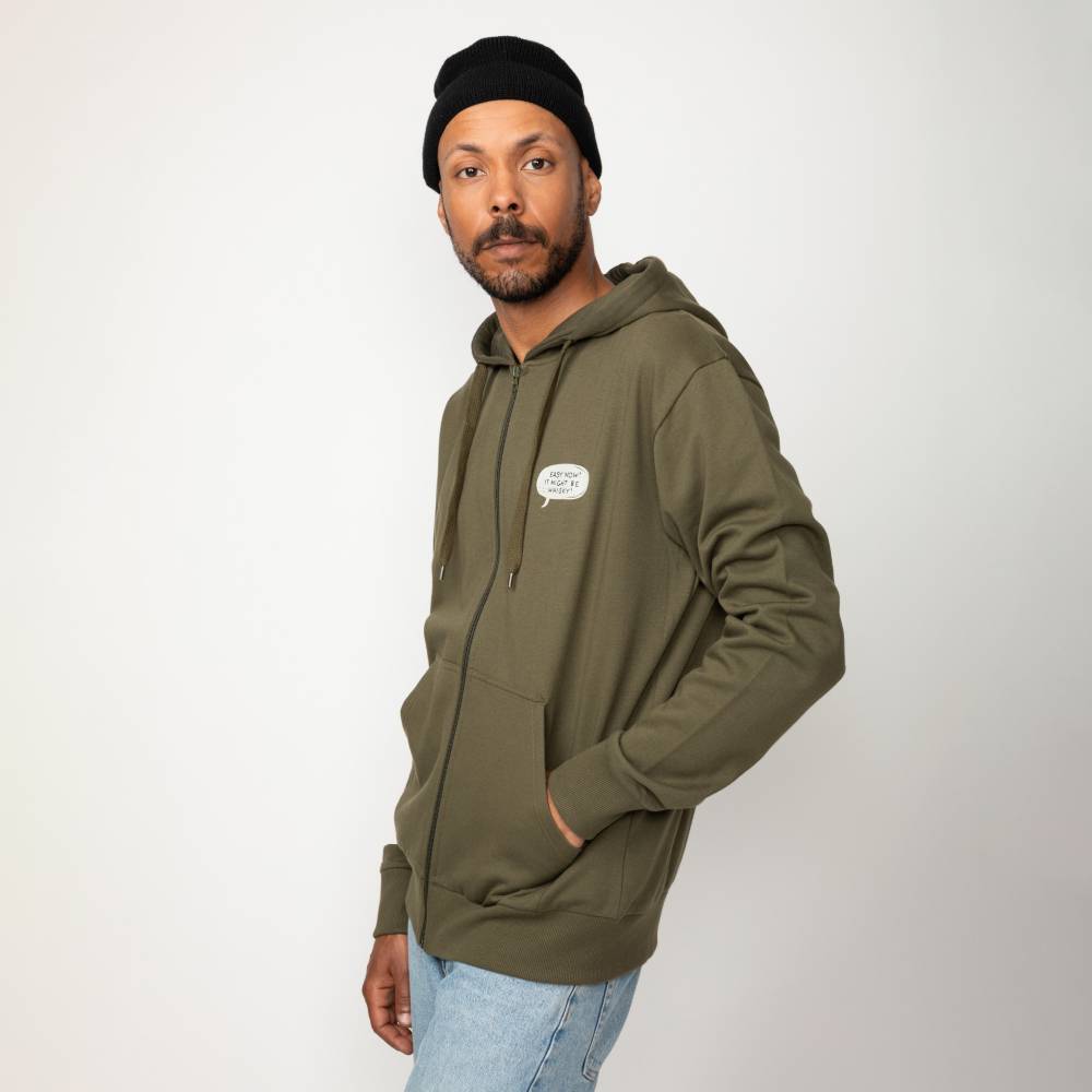 Moominpappa Whisky Hoodie Green - The Official Moomin Shop