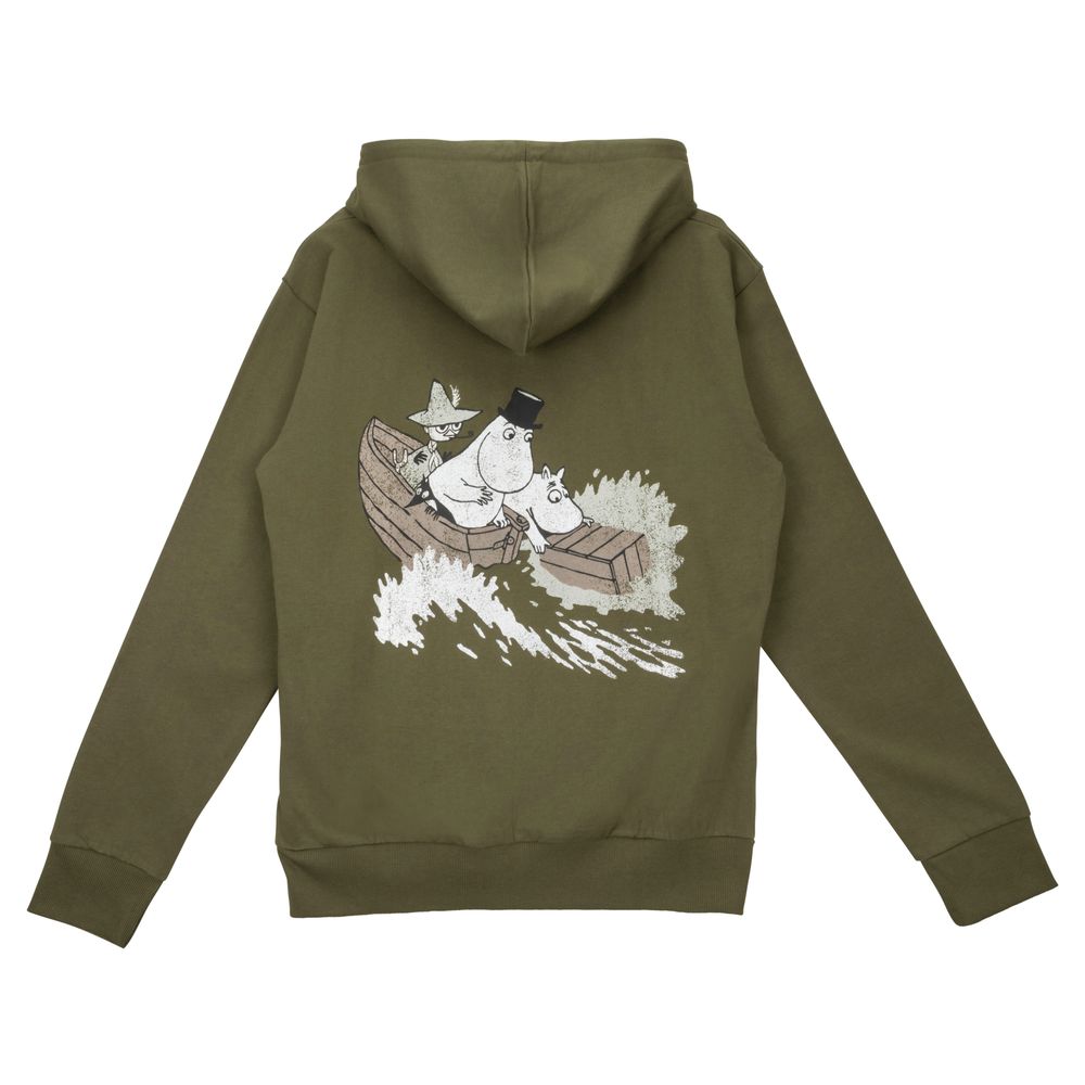 Moominpappa Whisky Hoodie Green - The Official Moomin Shop
