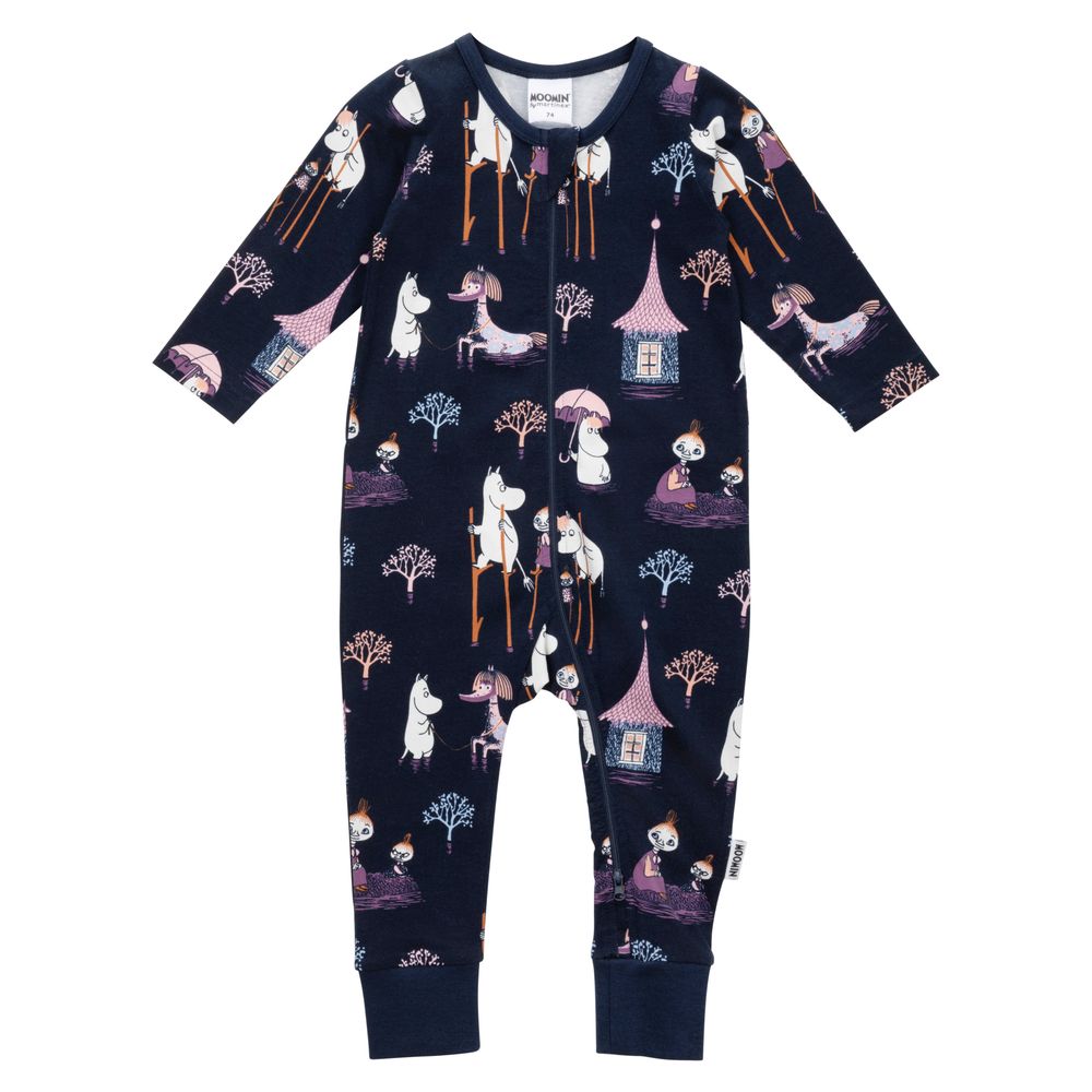 Moomin Flooding Pyjamas Darkblue - The Official Moomin Shop