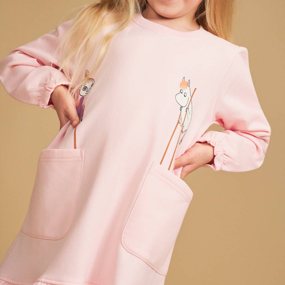 Moomin Flooding Dress Pink - The Official Moomin Shop