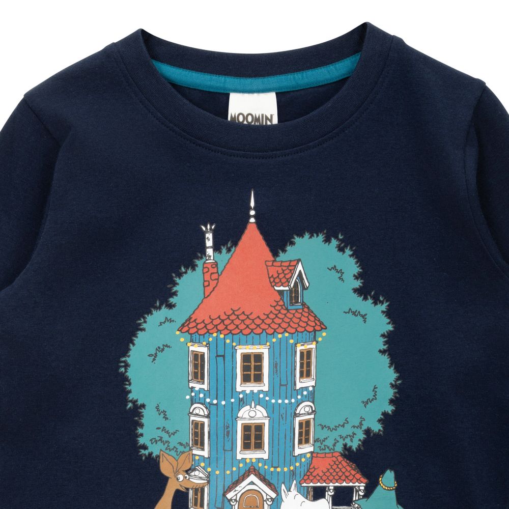 Moomin Festivity Sweatshirt Darkblue - The Official Moomin Shop