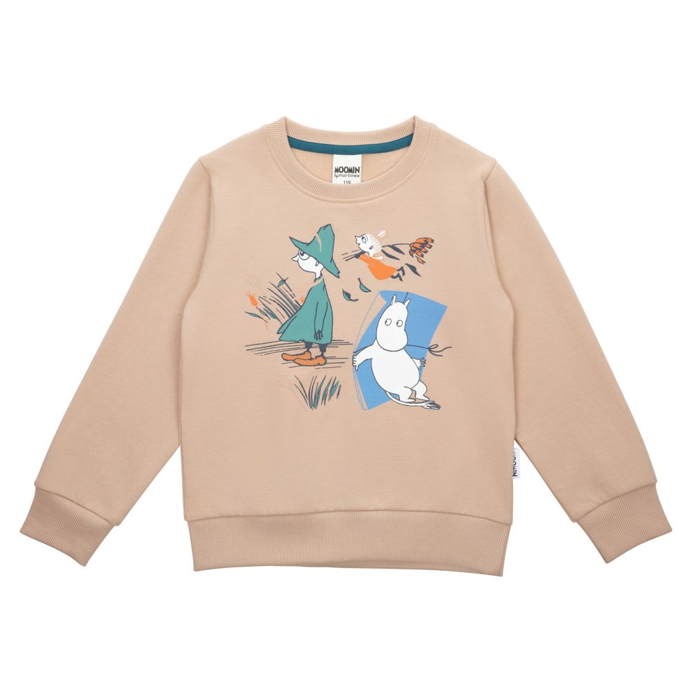 Moomin Storm Sweatshirt Beige - The Official Moomin Shop