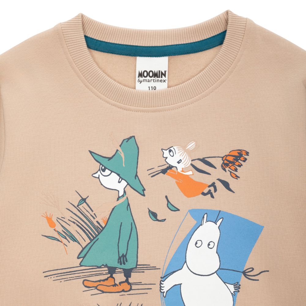 Moomin Storm Sweatshirt Beige - The Official Moomin Shop