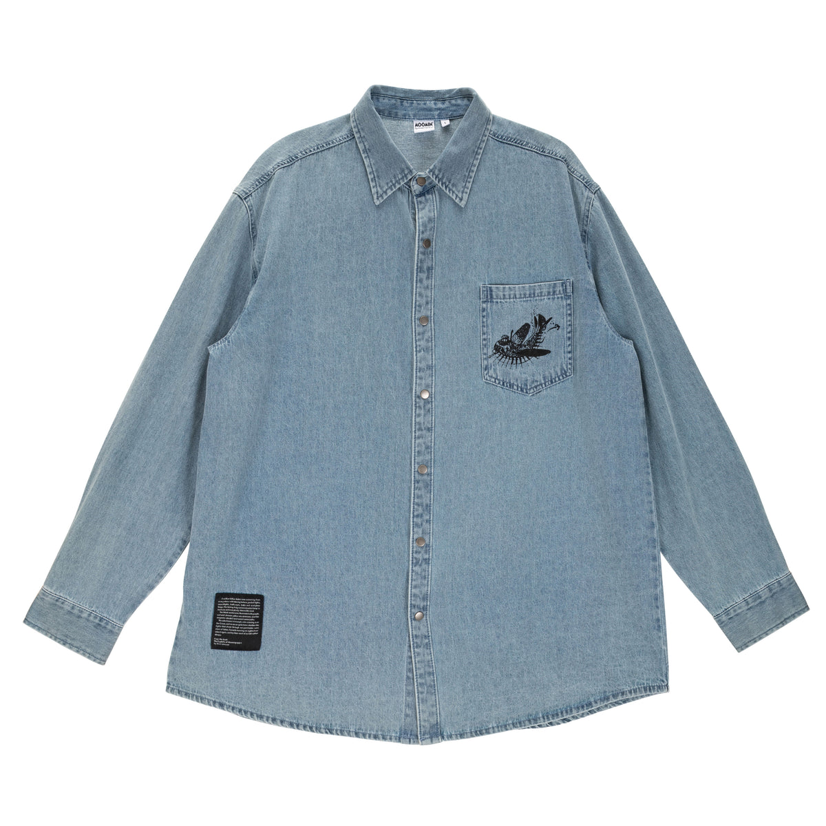Moomin Voyage Denim Shirt Blue - The Official Moomin Shop