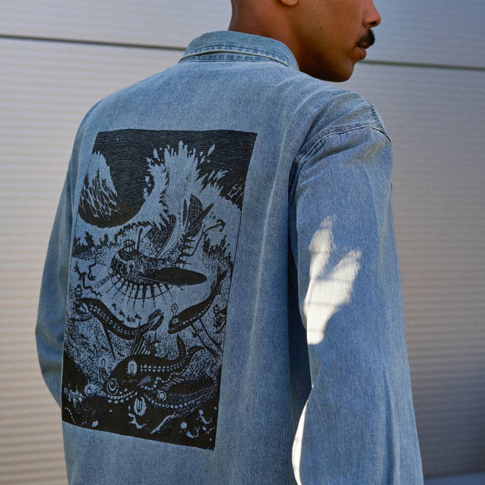 Moomin Voyage Denim Shirt Blue - The Official Moomin Shop