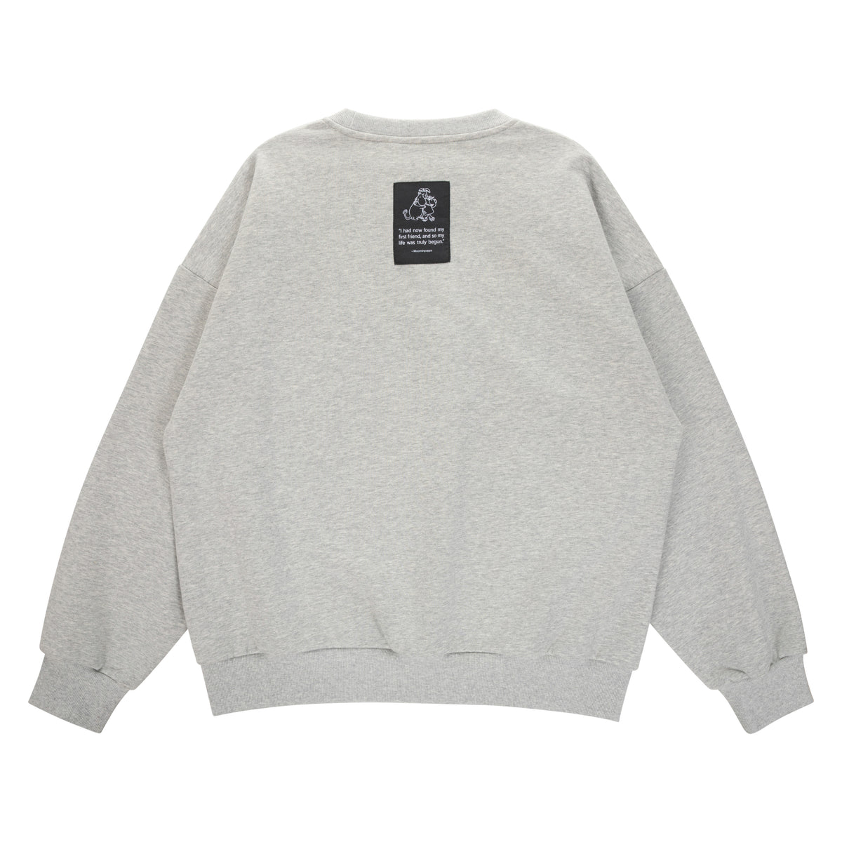 Moominpappa First Friend Sweatshirt Grey - The Official Moomin Shop