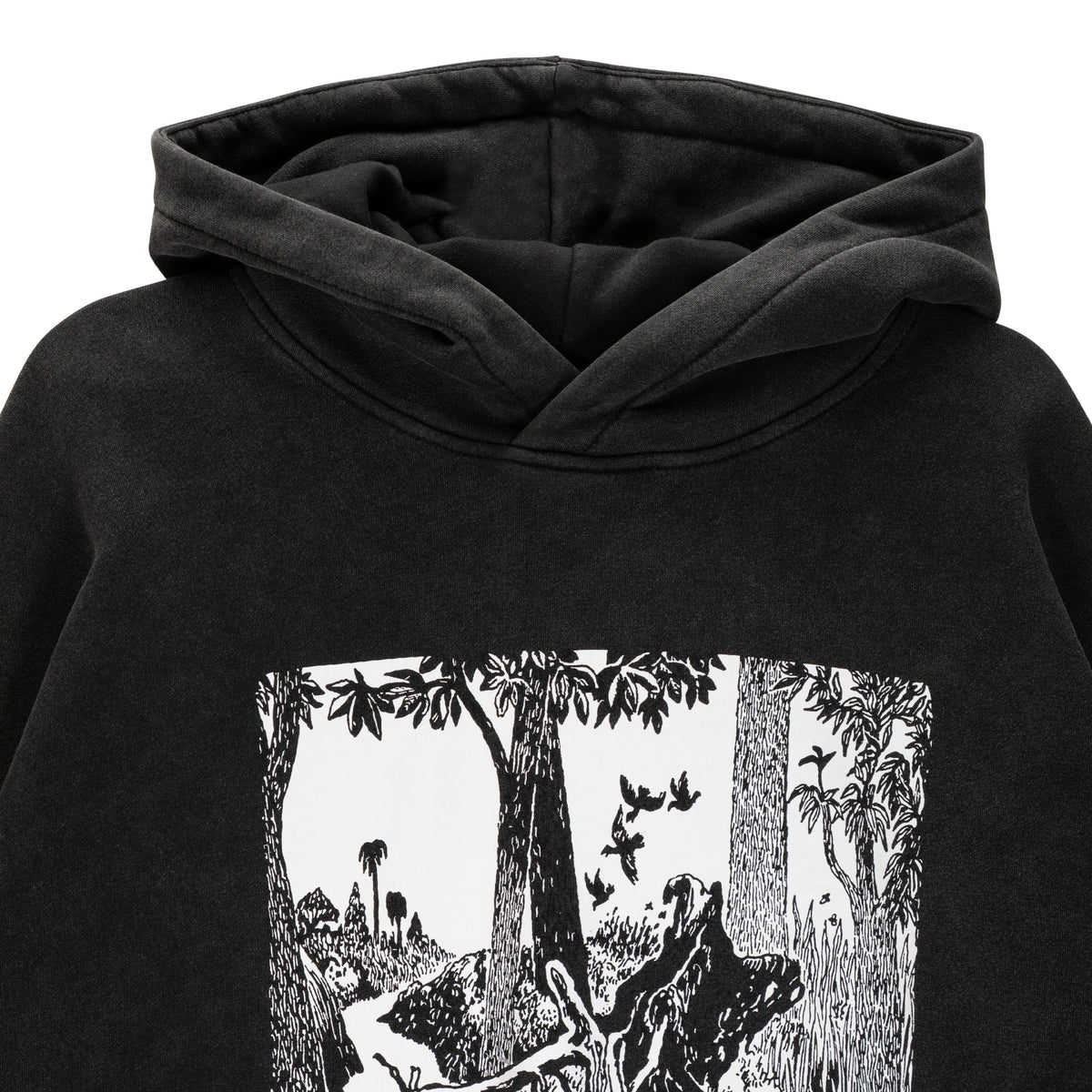 Moominpappa First Friend Hoodie Black - The Official Moomin Shop